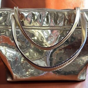 Darling Kate Spade Camellia Street Sophie Large Metallic Gold Tote Bag